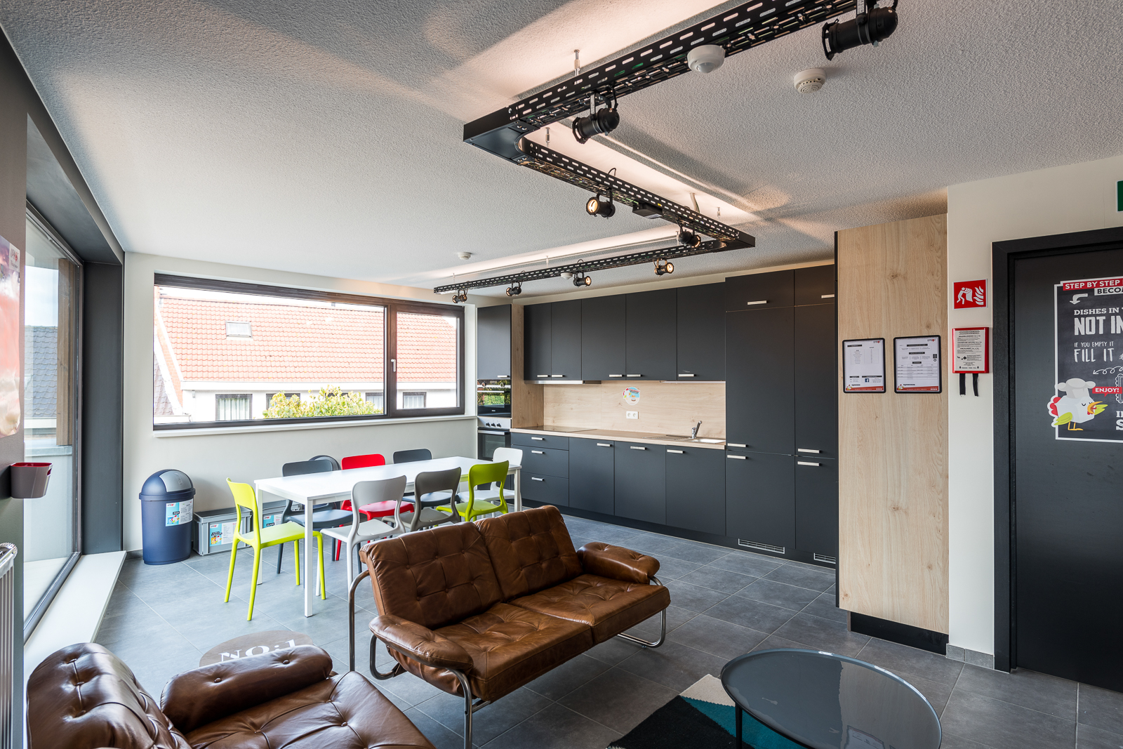 Gate facilities shared kitchen