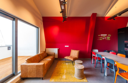 Mons Upkot chill room and kitchen