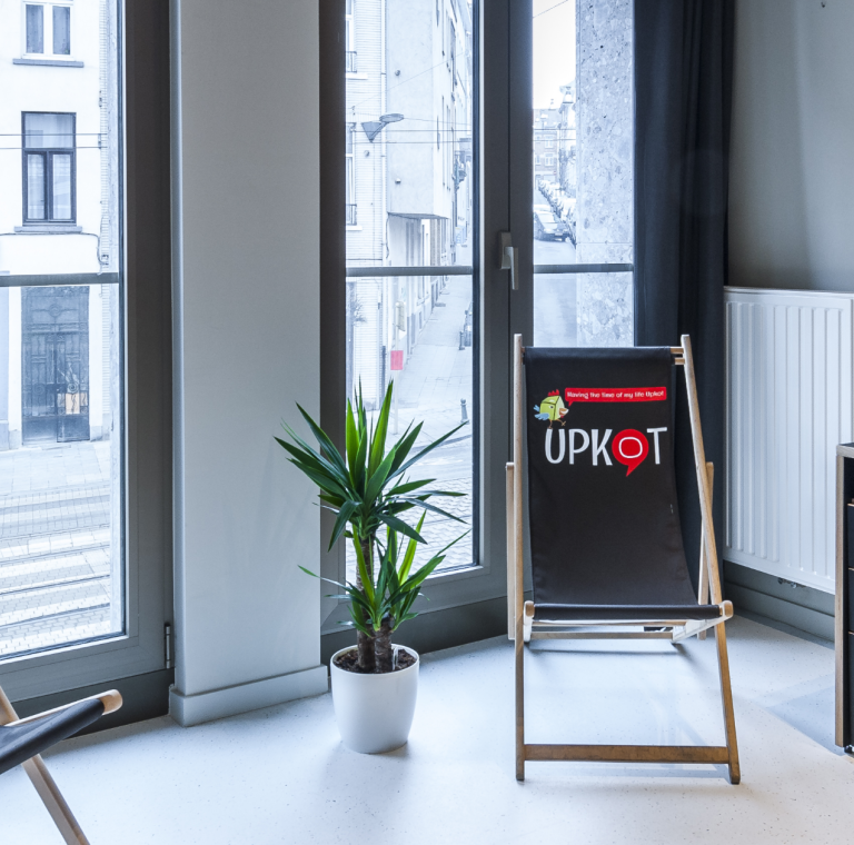 Ruime Upcomfort XL student room in Art Upkot Brussels.