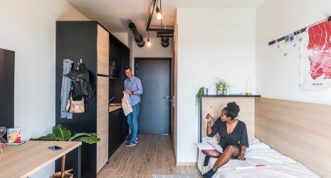 Open day Bro Upkot student rooms in Ghent