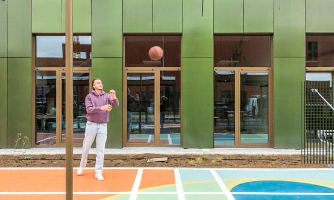 Basketveld