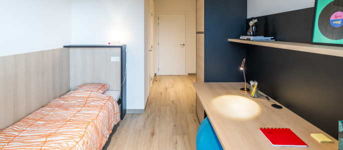 Upcomfort studentenkamer in Demer Upkot Hasselt.