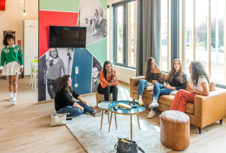 Campus Upkot - gemeenschappelijke keuken en chillspot